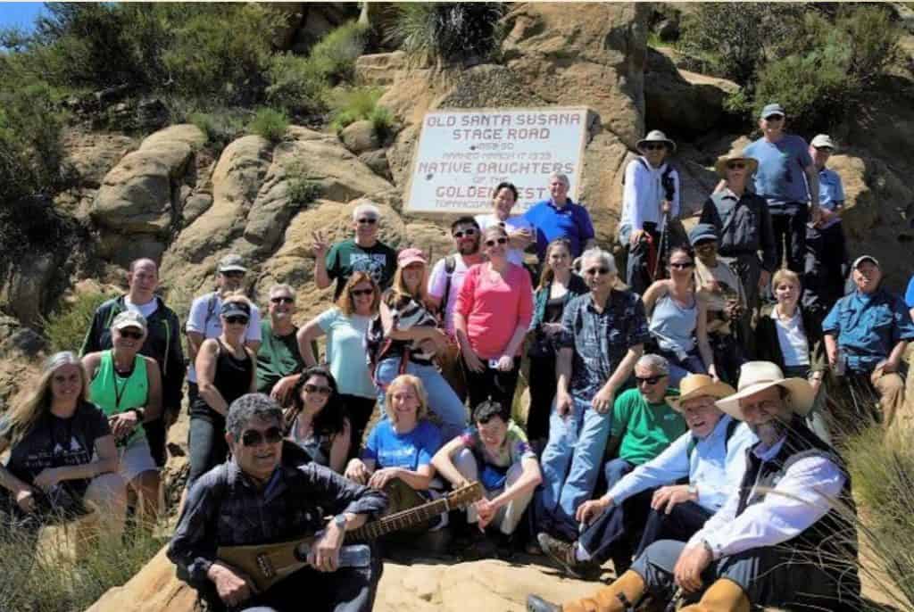 Plaque on the Old Stagecoach Road